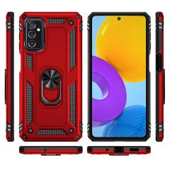 Samsung Galaxy M52 Kılıf Vega Tank Sert Yüzüklü Standlı Zırh Koruma Kapak