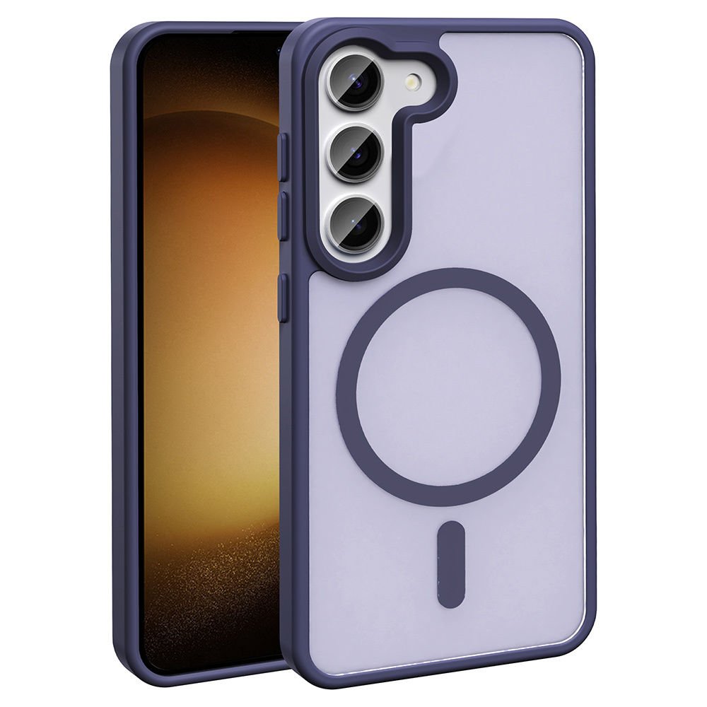 Samsung Galaxy S24 FE Kılıf Kablosuz Şarj Özellikli Mat Arka Yüzey Sio Kapak