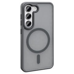 Samsung Galaxy S24 FE Kılıf Kablosuz Şarj Özellikli Mat Arka Yüzey Sio Kapak