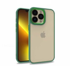 iPhone 13 Pro Kılıf Kamera Çıkıntılı Arkası Şeffaf Köşeleri Parlak Renkli Işlemeli Flora Kapak
