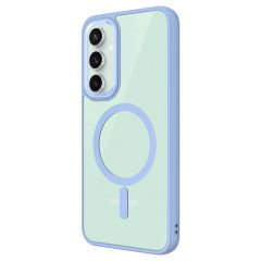 Samsung Galaxy S23 FE Kılıf Wireless Şarj Özellikli Krom Magsafe Silikon Kapak