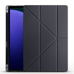 Samsung Galaxy Tab S9 Ultra Kılıf Tri Folding Kalem Bölmeli Standlı Kılıf