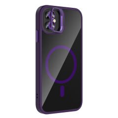 iPhone 11 Kılıf Standlı ve Kamera Lens Hediyeli Kablosuz Şarj Özellikli Etro Kapak