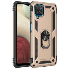 Samsung Galaxy A22 4G Kılıf Vega Tank Sert Yüzüklü Standlı Zırh Koruma Kapak
