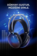 Kablosuz RGB Işıklı Kulak Üstü Bluetooth Kulaklık