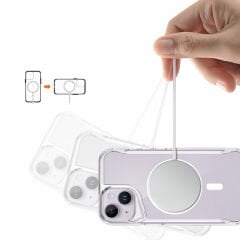 Apple iPhone 15 Plus Kılıf Magsafe Şarj Özellikli T-Max Magsafe Kapak Kılıf