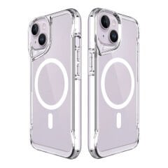 Apple iPhone 15 Plus Kılıf Magsafe Şarj Özellikli T-Max Magsafe Kapak Kılıf