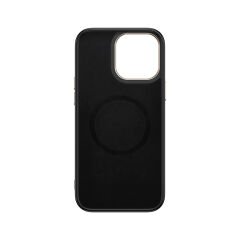 iPhone 15 Pro Kılıf Kablosuz Şarj Özellikli Karbon Fiber Görünümlü Antina Kapak