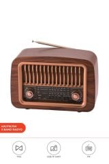 Bluetooth Hoparlör Nostaljik Radyo Kablosuz Speaker D59