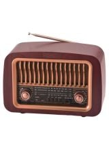 Bluetooth Hoparlör Nostaljik Radyo Kablosuz Speaker D59