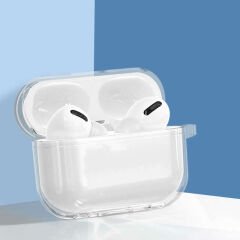 Airpods Pro 2 Kılıf Şeffaf Kristal Silikon Airbag 14 Kılıf