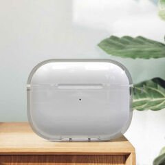 Airpods Pro 2 Kılıf Şeffaf Kristal Silikon Airbag 14 Kılıf