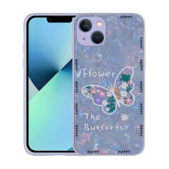iPhone 13 Kılıf Desenli Sert Silikon Mumila Kapak
