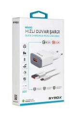 Micro Usb Hızlı Ev Şarj Aleti 2.0a Q20 Beyaz