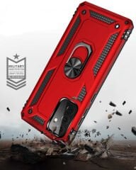 Samsung Galaxy A72 Kılıf Vega Tank Sert Yüzüklü Standlı Zırh Koruma Kapak