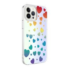 iPhone 13 Pro Kılıf M-Blue Desenli Kapak