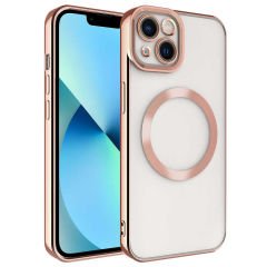 iPhone 13 Kılıf Magsafe Wireless Şarj Özellikli Setro Silikon