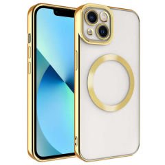 iPhone 13 Kılıf Magsafe Wireless Şarj Özellikli Setro Silikon