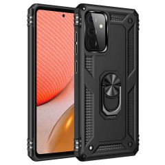 Samsung Galaxy A52 Kılıf Vega Tank Sert Yüzüklü Standlı Zırh Koruma Kapak