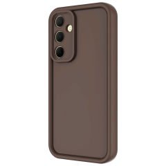 Samsung Galaxy A35 Kılıf Kamera Korumalı Ananas Kapak Kahverengi
