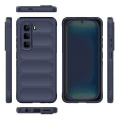 İnfinix Hot 50 4G Kılıf Esnek TPU Oyuklu Arka Yüzey Tasarımlı Etnik Silikon Kapak