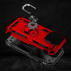 iPhone 14 Pro Kılıf Vega Tank Sert Yüzüklü Standlı Zırh Koruma Kapak