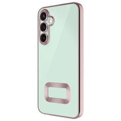 Samsung Galaxy S24 Kılıf Kamera Korumalı Logo Gösteren Omega Kapak