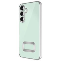 Samsung Galaxy S24 Kılıf Kamera Korumalı Logo Gösteren Omega Kapak