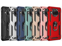 Xiaomi Redmi Note 9 Pro 5G Kılıf Vega Tank Sert Yüzüklü Standlı Zırh Koruma Kapak