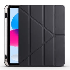 iPad 10.9 2022 (10.Nesil) Kılıf Tri Folding Kalem Bölmeli Standlı Kılıf