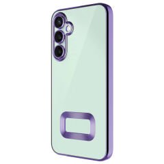 Samsung Galaxy A35 Kılıf Kamera Korumalı Logo Gösteren Omega Kapak