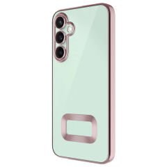 Samsung Galaxy A35 Kılıf Kamera Korumalı Logo Gösteren Omega Kapak