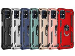 Samsung Galaxy M51 Kılıf Vega Tank Sert Yüzüklü Standlı Zırh Koruma Kapak