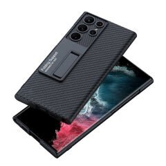 Samsung Galaxy S23 Ultra Kılıf Kıpta Standlı Kapak