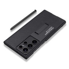 Samsung Galaxy S23 Ultra Kılıf Kıpta Standlı Kapak