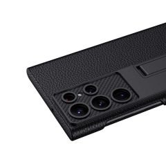 Samsung Galaxy S23 Ultra Kılıf Kıpta Standlı Kapak