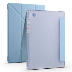 Samsung Galaxy Tab A8 10.5 SM-X200 (2021) Kılıf Zore Tri Folding Kalem Bölmeli Standlı Kılıf