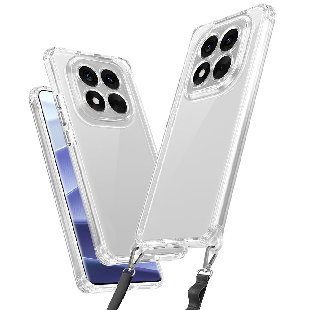 Xiaomi Redmi Note 14 Pro 5G Kılıf Airbagli Takılabilir Askı Aparatlı Snap Silikon Kapak