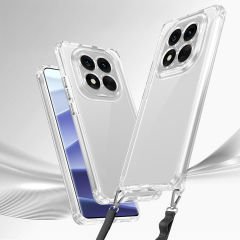 Xiaomi Redmi Note 14 Pro 5G Kılıf Airbagli Takılabilir Askı Aparatlı Snap Silikon Kapak