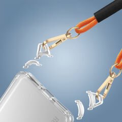 Xiaomi Redmi Note 14 Pro 5G Kılıf Airbagli Takılabilir Askı Aparatlı Snap Silikon Kapak