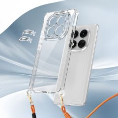 Xiaomi Redmi Note 14 Pro 5G Kılıf Airbagli Takılabilir Askı Aparatlı Snap Silikon Kapak