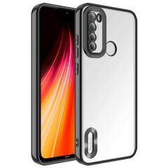 Xiaomi Redmi Note 8 Kılıf Kamera Korumalı Logo Gösteren Omega Kapak Kılıf