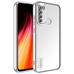 Xiaomi Redmi Note 8 Kılıf Kamera Korumalı Logo Gösteren Omega Kapak Kılıf
