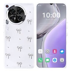 Tecno Camon 30 4G Kılıf Airbag Tasarımlı Simli Şeffaf Kutup Kapak