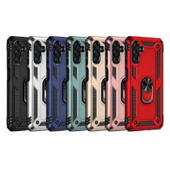 Samsung Galaxy A13 5G Kılıf Vega Tank Sert Yüzüklü Standlı Zırh Koruma Kapak