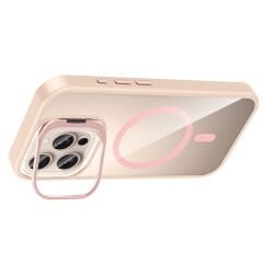 iPhone 16 Pro Max Kılıf Standlı ve Kamera Lens Hediyeli Kablosuz Şarj Özellikli Etro Kapak