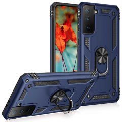 Samsung Galaxy S21 Plus Kılıf Vega Tank Sert Yüzüklü Standlı Zırh Koruma Kapak