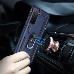 Samsung Galaxy S21 Plus Kılıf Vega Tank Sert Yüzüklü Standlı Zırh Koruma Kapak