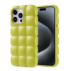 iPhone 15 Pro Max Kılıf Parlak Esnek Silikon Dom Dom Kapak