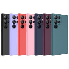 Samsung Galaxy S23 Ultra Kılıf Kamera Korumali Mara Lansman Kapak